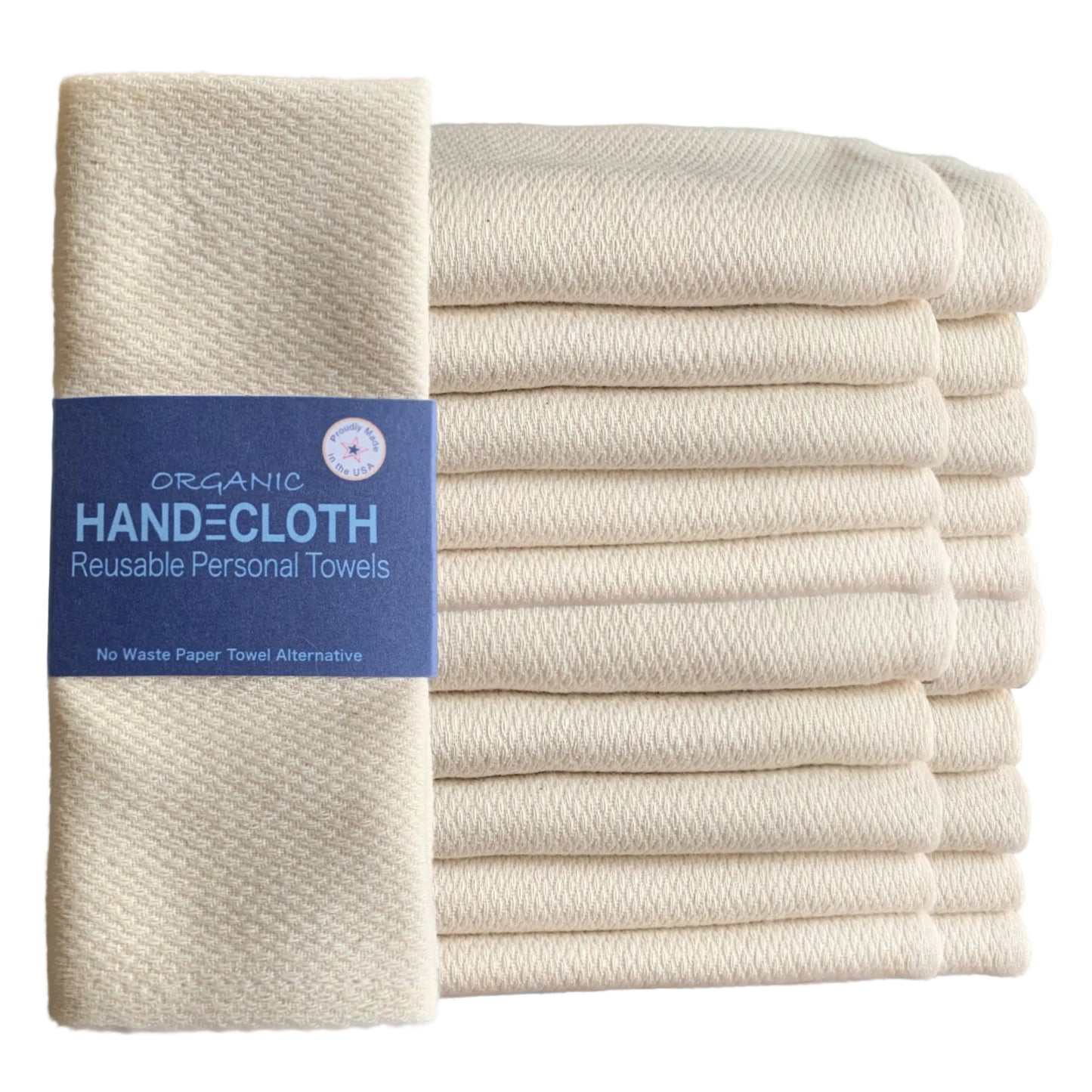 HANDCELOTH ZERO WASTE PAPER TOWEL REPLACEMENT ORGANIC 24 PACK