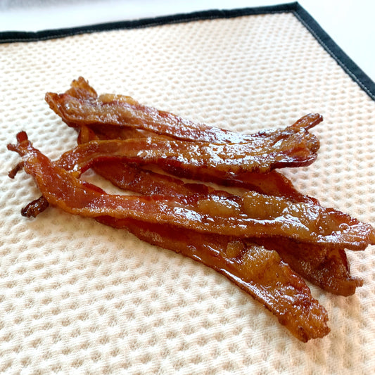 How to get grease off bacon without paper towels