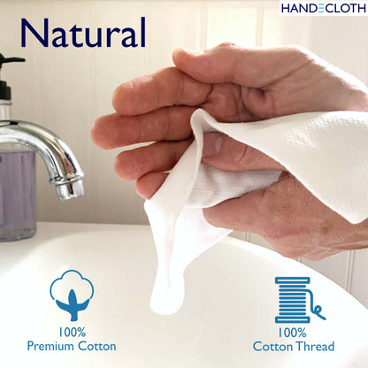 Hemmed Cotton Sustainable Washable Bathroom Guest Towels