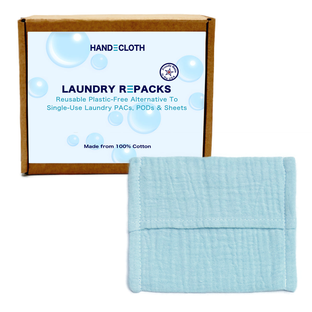 Laundry RePack: The Plastic-free Reusable Laundry Detergent Pack