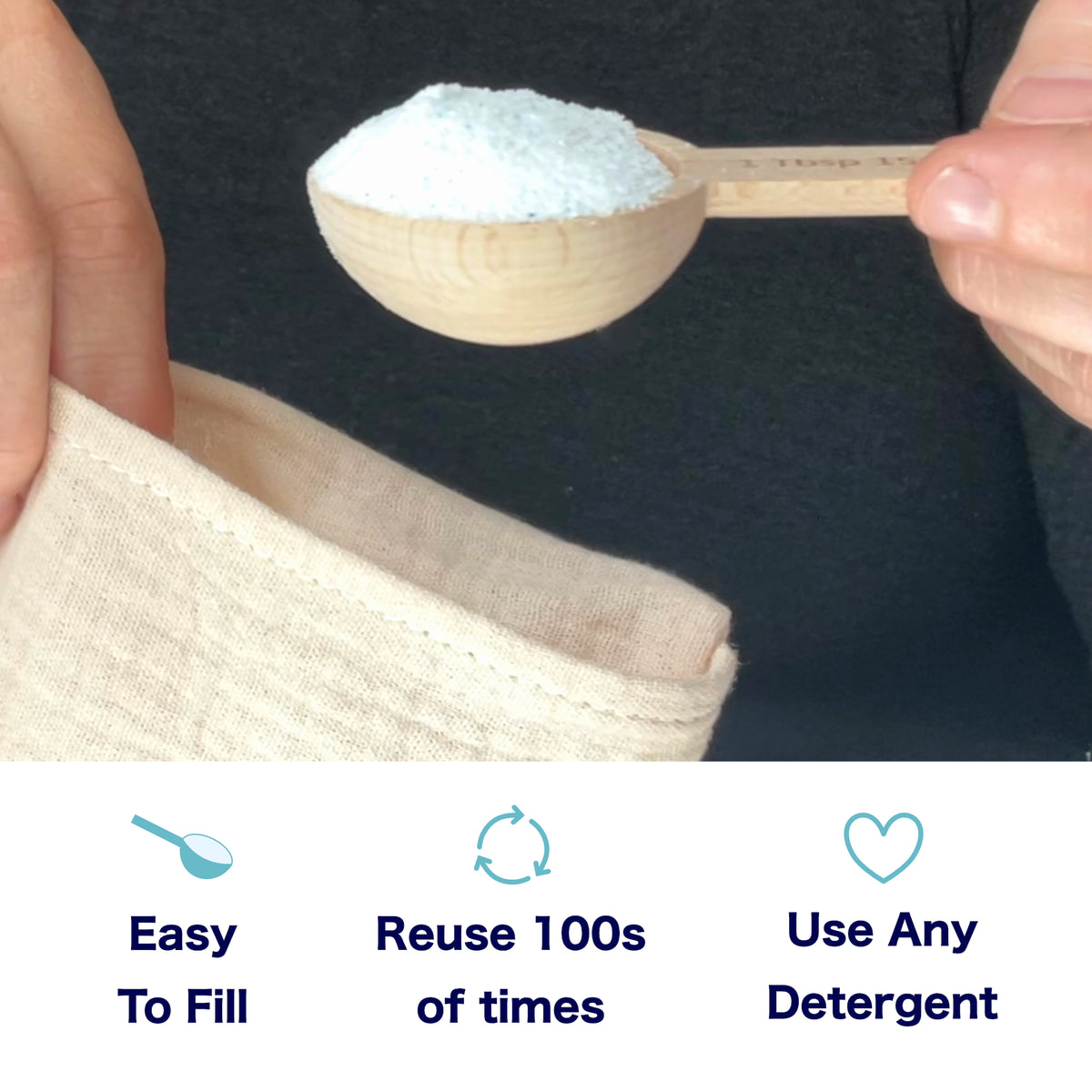 Laundry RePack: The Plastic-free Reusable Laundry Detergent Pack