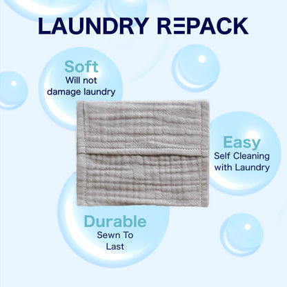 Laundry RePack: The Plastic-free Reusable Laundry Detergent Pack