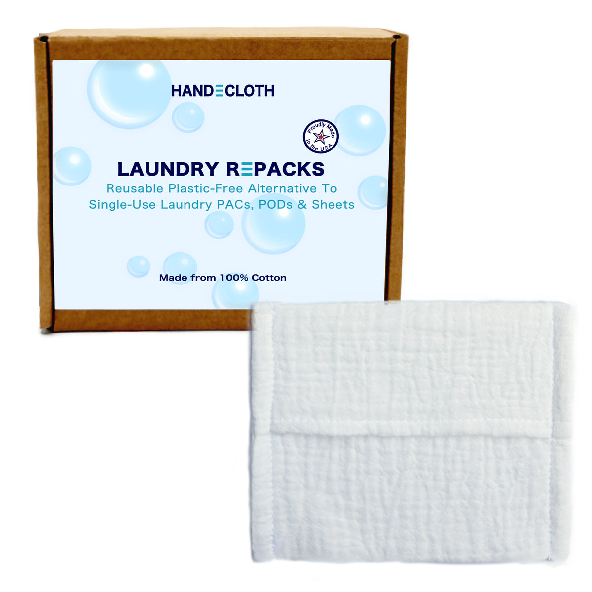 Laundry RePack: The Plastic-free Reusable Laundry Detergent Pack