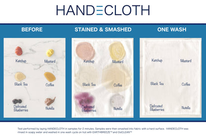 Handecloth Paperless Towel for kitchen  does not hold onto stain and can be washed easily